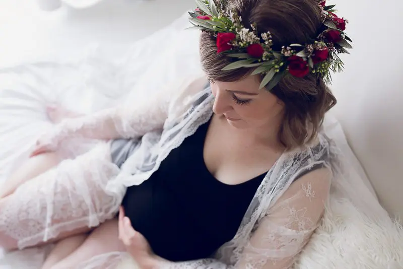 natural light studio for maternity photos in warrnambool