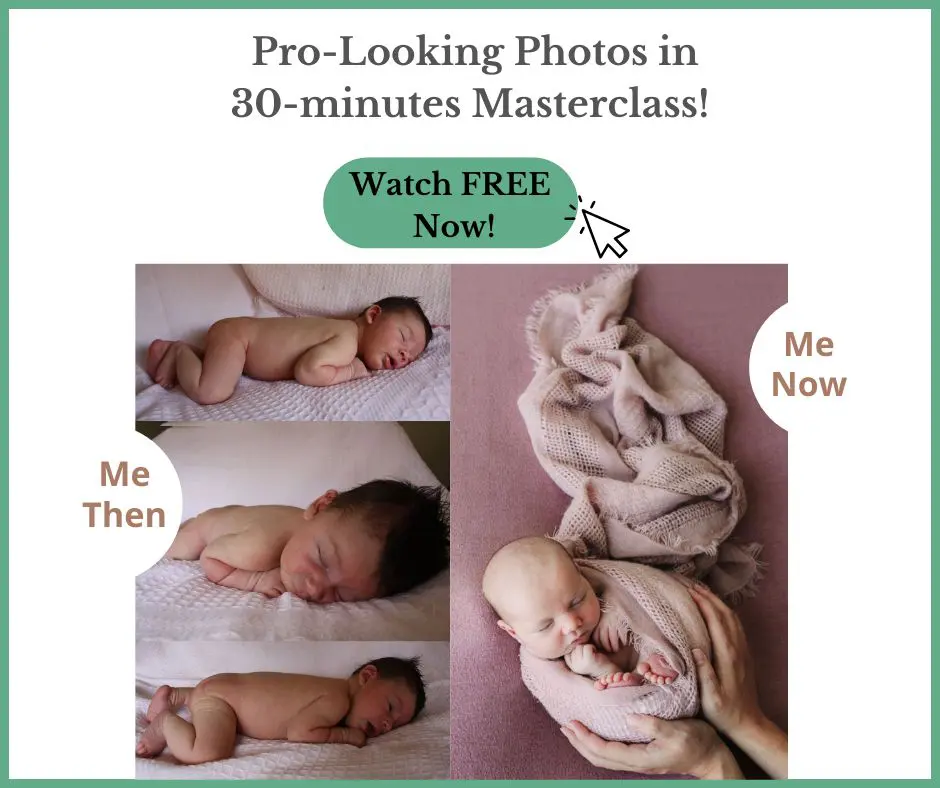 Jess's FREE Photography Masterclass newborn photography graphic